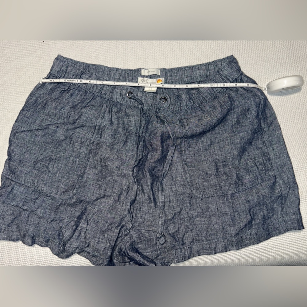 C & C California 100% Linen Shorts XL